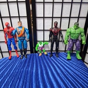 Superhero Action Figure Set - Multicolor